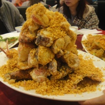 mountain of dry lobster